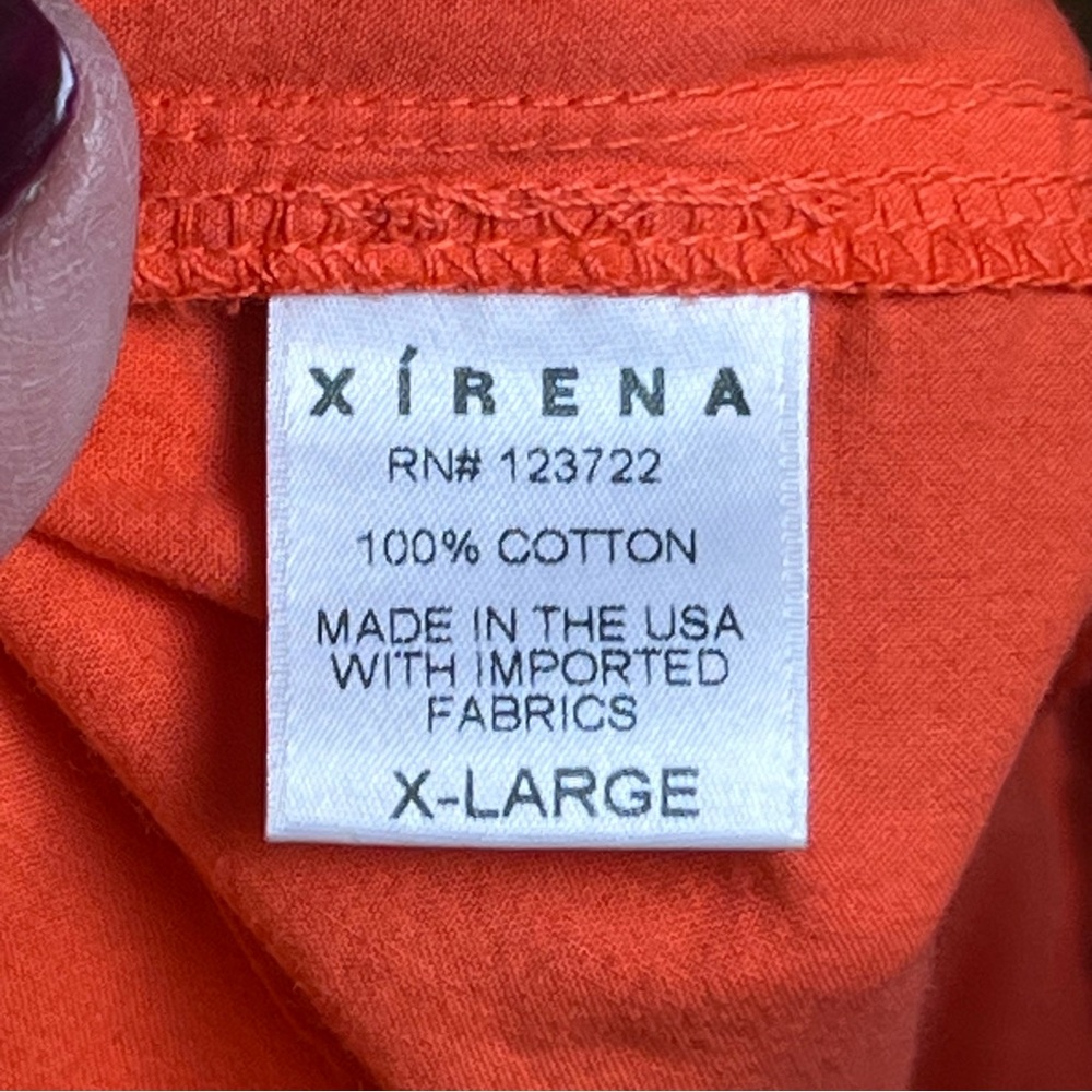 Xirena Draper Mandarin Orange Lightweight Elastic Waist Pull-On Pants — Size XL - Picture 13 of 13